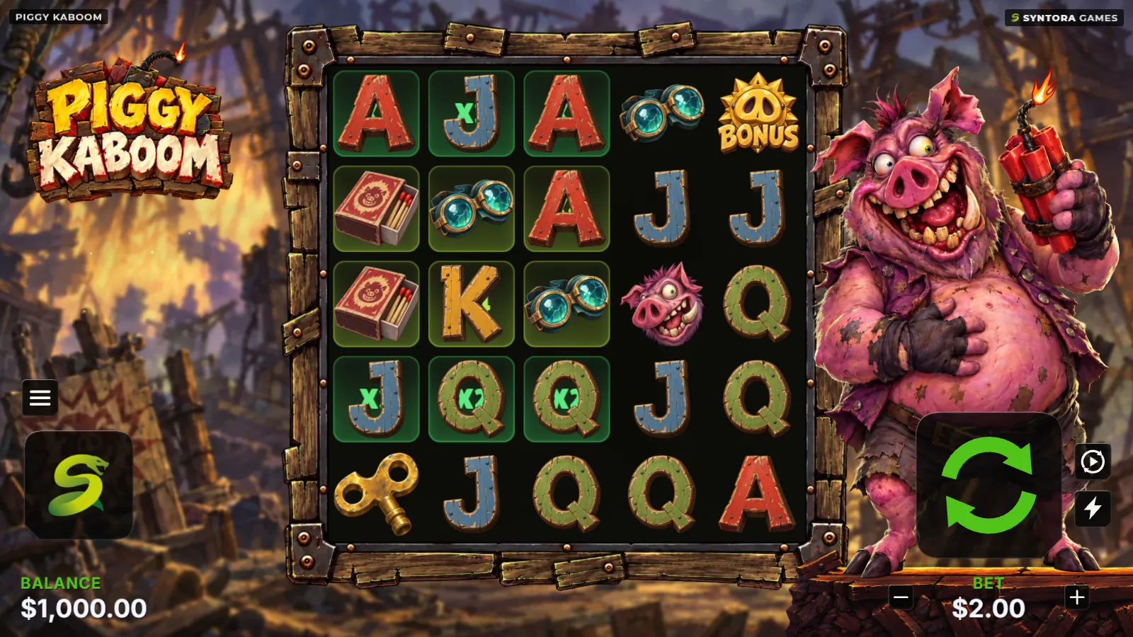 Piggy Kaboom — Gameplay 01 screenshot