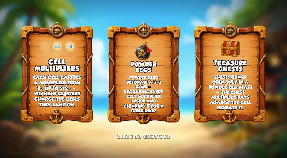 Pirate Blast — Feature overview screenshot